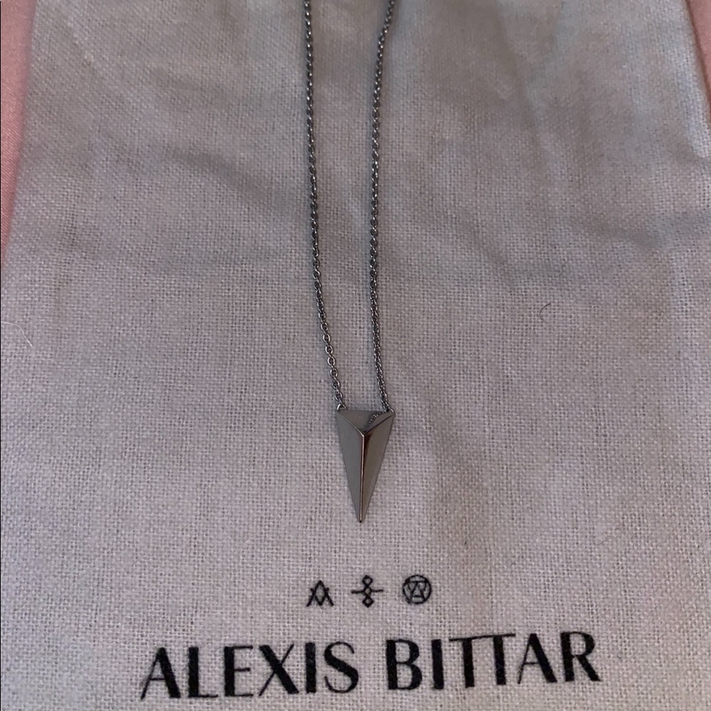 ALEXIS BITTAR pyramid necklace